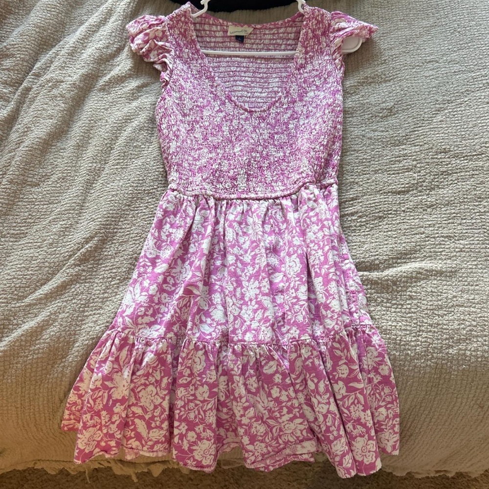 Universal Thread Pink Floral Casual Dress